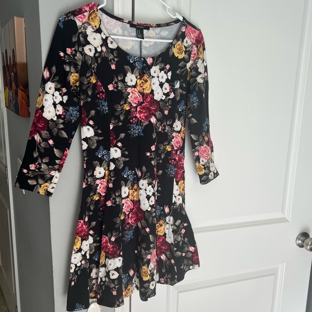 Bundle of medium and large dresses maxi midi junior size forever 21 mossimo - Picture 2 of 8